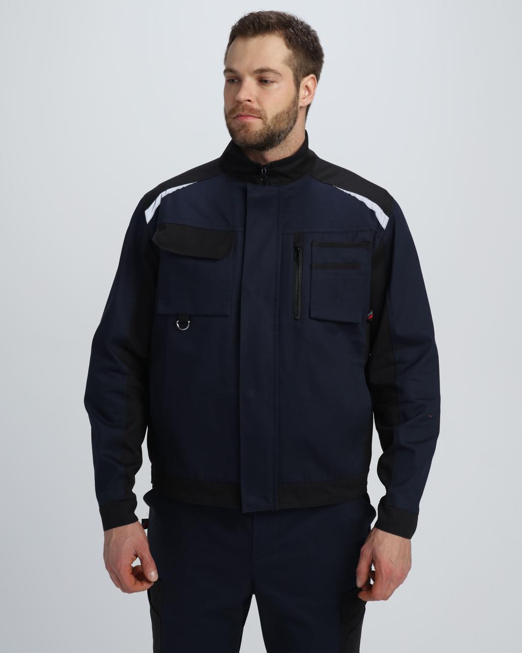 Куртка Милан CH (тк.Смесовая,260), т.синий/черный - фото 1 - id-p225122421