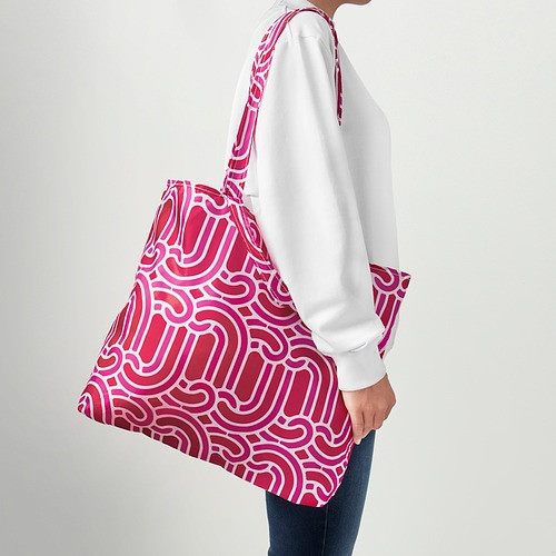 IKEA/ СОТРОНН сумка, 45x36 см, розовый/красный - фото 4 - id-p225122681
