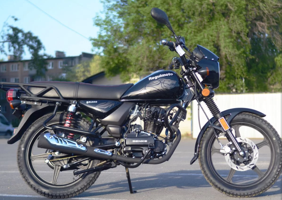 Мотоцикл Regulmoto SK200 (черный) - фото 2 - id-p225122693