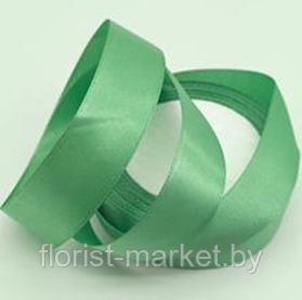 Лента атласная, 25 мм*23 м, зеленый шалфей - фото 1 - id-p203007652