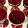 Рюмки (набор) из рубинового стекла с позолотой, винтаж, Чехословакия, Богемия, фото 4