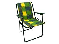 Кресло складное "Фольварк" мягкий ОЛЬСА (Максимальная нагрузка - 110 кг, натяжная ткань с поролоном 10мм)