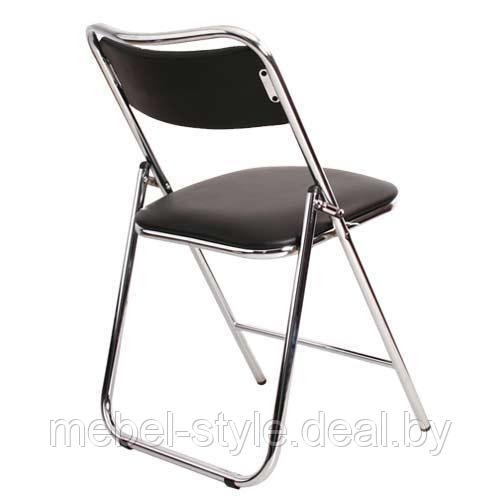 Складной стул ЭЛЕГАНТ блек для посетителей и дома, кресла ELEGANT Black кож/зам V - - фото 10 - id-p225123876