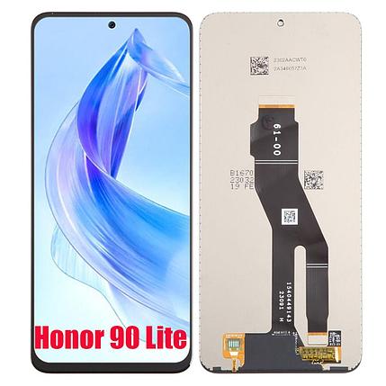 Дисплей (экран) для Honor 90 Lite c тачскрином, черный, фото 2