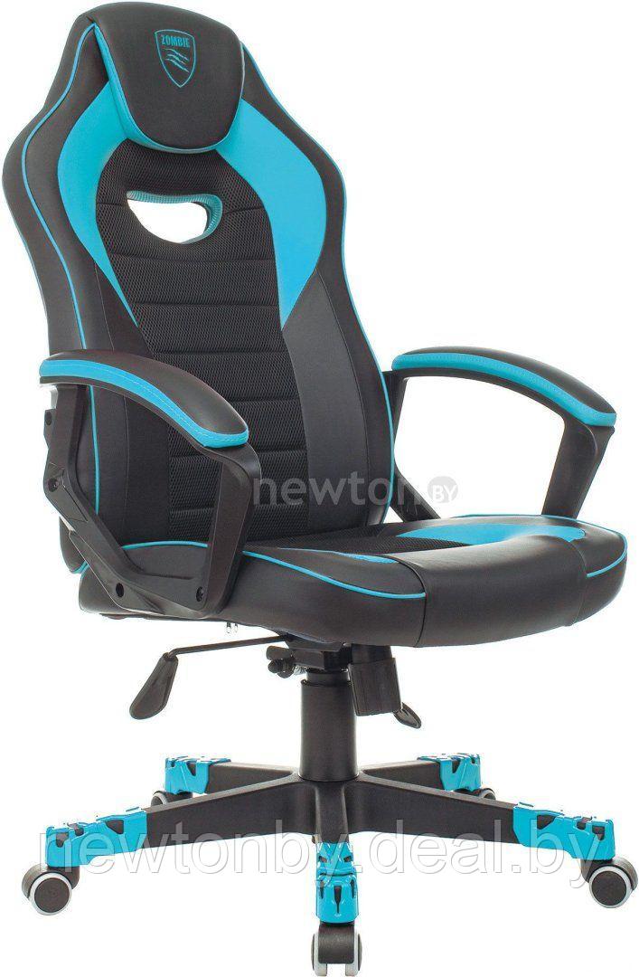 Кресло Zombie Game 16 (черный/голубой) - фото 1 - id-p225124221