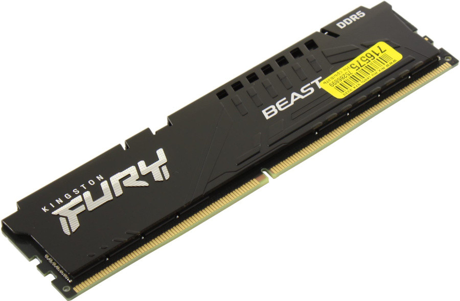 Модуль памяти Kingston Fury Beast KF556C40BB-32 DDR5 DIMM 32Gb PC5-44800 CL40 - фото 1 - id-p212725460