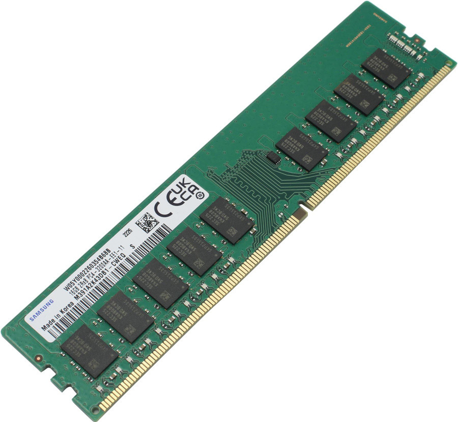Модуль памяти Original SAMSUNG M391A2K43DB1-CWE DDR4 DIMM 16Gb PC4-25600 ECC - фото 1 - id-p225091968