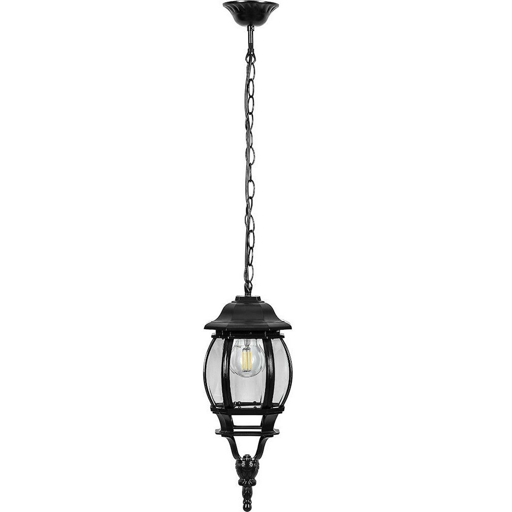 Уличный подвесной светильник Feron 8105 1*100W, E27, 230V, IP44, черный - фото 1 - id-p119519824