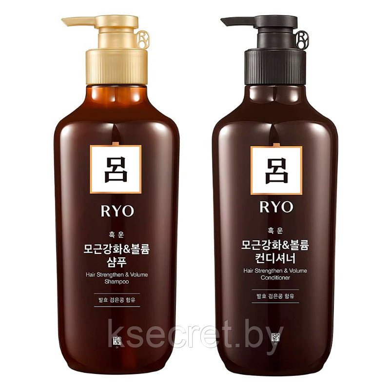 Шампунь для волос укрепляющий Ryo Hair Strengthen Volume Shampoo 550 мл - фото 2 - id-p225124403