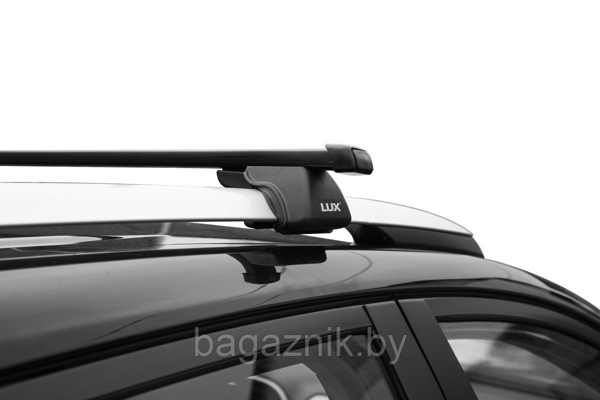 Багажник LUX КЛАССИК с прямоугольными дугами в пластике для а/м с рейлингами - фото 6 - id-p225124500