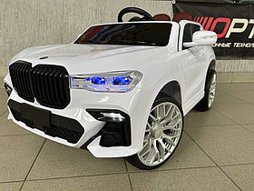 Детский электромобиль Baby Driver BMW X7 арт. B222 (белый) Полноприводный