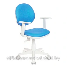 Кресло для детей Бюрократ "CH-W356AXSN/15-", ткань, пластик, голубой
