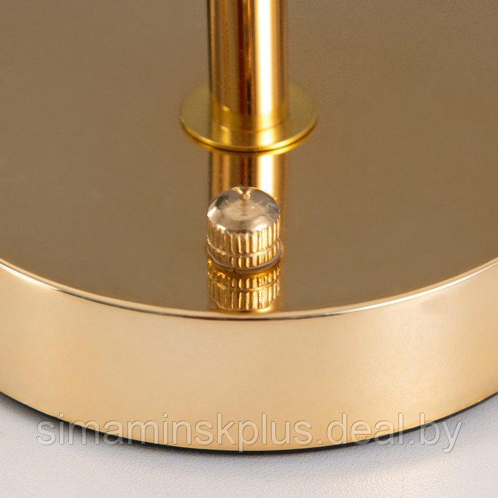 Настольная лампа сенсорная "Гелия" LED 10Вт АКБ золото 15х15х30 см - фото 8 - id-p225125158
