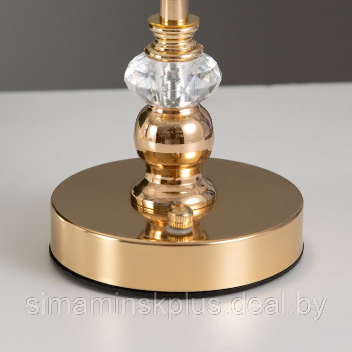 Настольная лампа сенсорная "Белла" LED 10Вт АКБ золото 12,5х12,5х31 см - фото 7 - id-p225125160
