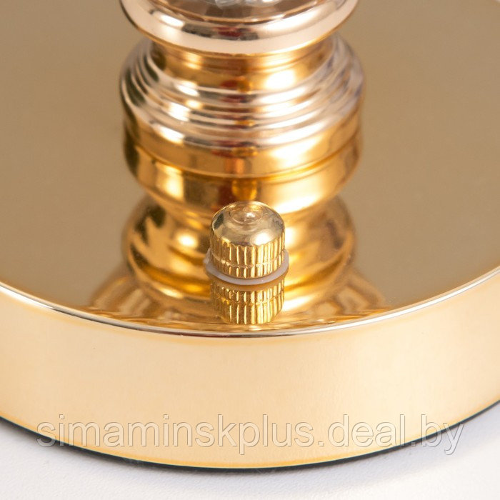 Настольная лампа сенсорная "Бейли" LED 10Вт АКБ золото 11х11х34,5 см - фото 8 - id-p225125163