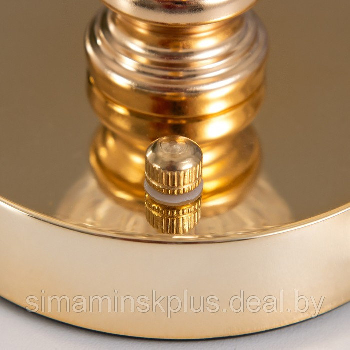 Настольная лампа сенсорная "Гела" LED 10Вт АКБ золото 15х15х30 см - фото 8 - id-p225125165