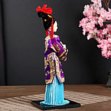 Кукла коллекционная "Китаянка в национ. платье с письменами" МИКС 32х12,5х12,5 см, фото 2