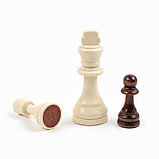 Шахматы деревянные 40 х 40 см "Дракон", король h-9 см, пешка h-4.5 см, фото 3