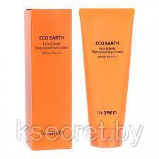 Водостойкий солнцезащитный крем для лица и тела THE SAEM Face Body Waterproof Sun Cream SPF50+ PA+++ 100мл - фото 2 - id-p225125892