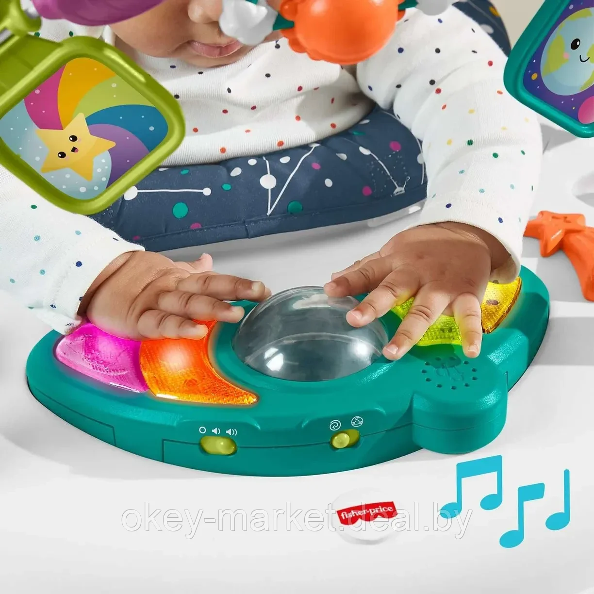 Прыгунки Fisher Price Космический котенок HBG73 - фото 8 - id-p225125912