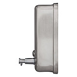 Диспенсер для жидкого мыла BXG "SD H1-1000M", 1 л, ручной, металл, серебристый, матовый, фото 4