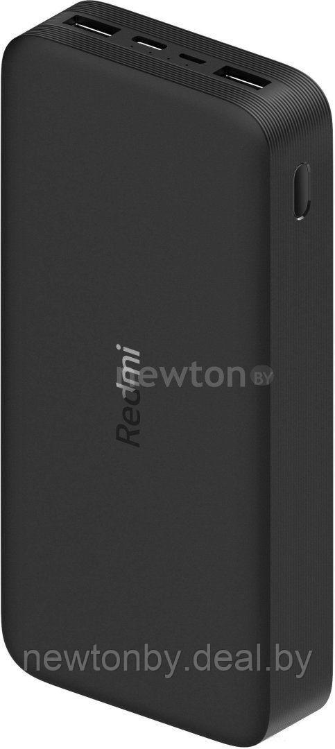 Портативное зарядное устройство Xiaomi Redmi Power Bank 20000mAh (черный, международная версия) - фото 1 - id-p225126194