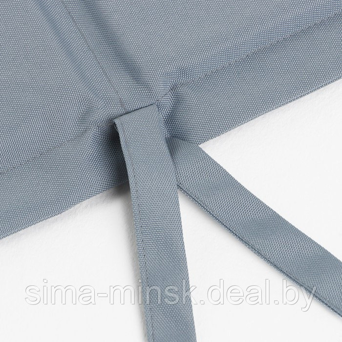 Подушка на шезлонг Этель 55х190+2 см, цвет серо-голубой, оксфорд с ВМГО, 100% полиэстер - фото 3 - id-p225126299