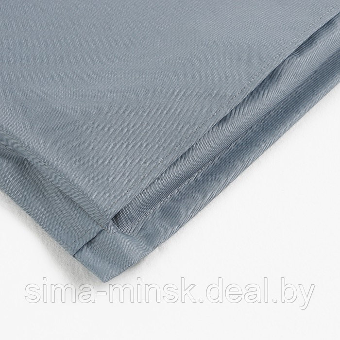 Подушка на шезлонг Этель 55х190+2 см, цвет серо-голубой, оксфорд с ВМГО, 100% полиэстер - фото 4 - id-p225126299
