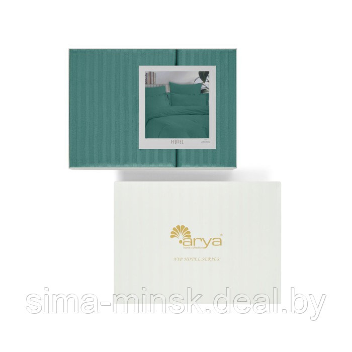 Постельное бельё 2 сп Arya Home, размер 240x260 см, 200x220 см, 50x70 см - 2 шт, 70x70 см - 2 шт - фото 7 - id-p225126373