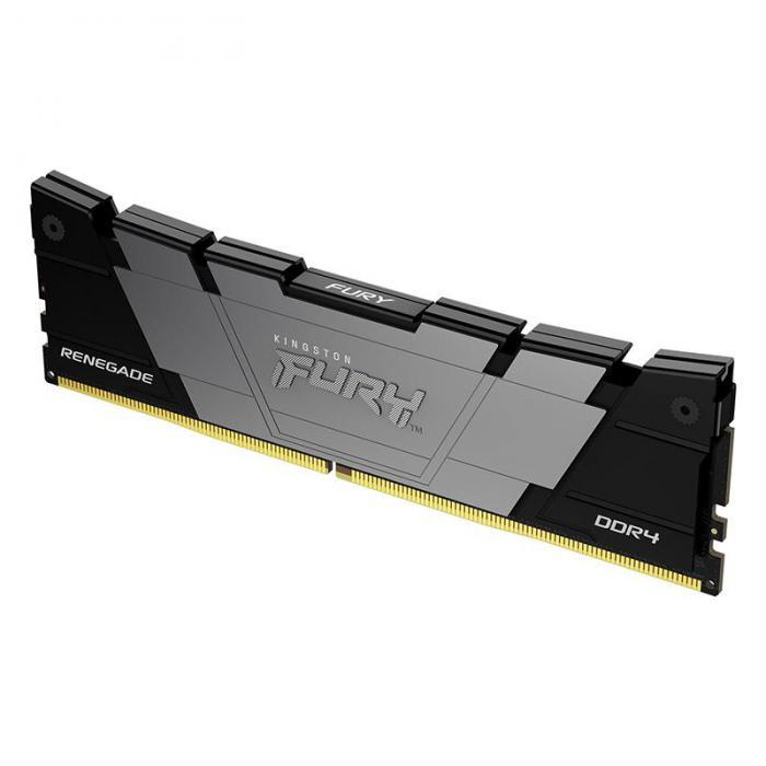 Модуль памяти Kingston Fury Renegade Black RTL Gaming DDR4 DIMM 3600MHz PC4-28800 CL16 - 8Gb KF436C16RB2/8 - фото 1 - id-p225126666