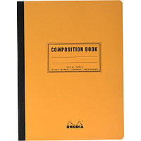 Книга для записей "Rhodia Classic", B5, 190x250 мм, 80 листов, в линейку, оранжевый