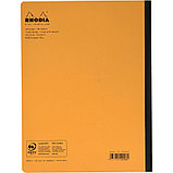 Книга для записей "Rhodia Classic", B5, 190x250 мм, 80 листов, в линейку, оранжевый, фото 2