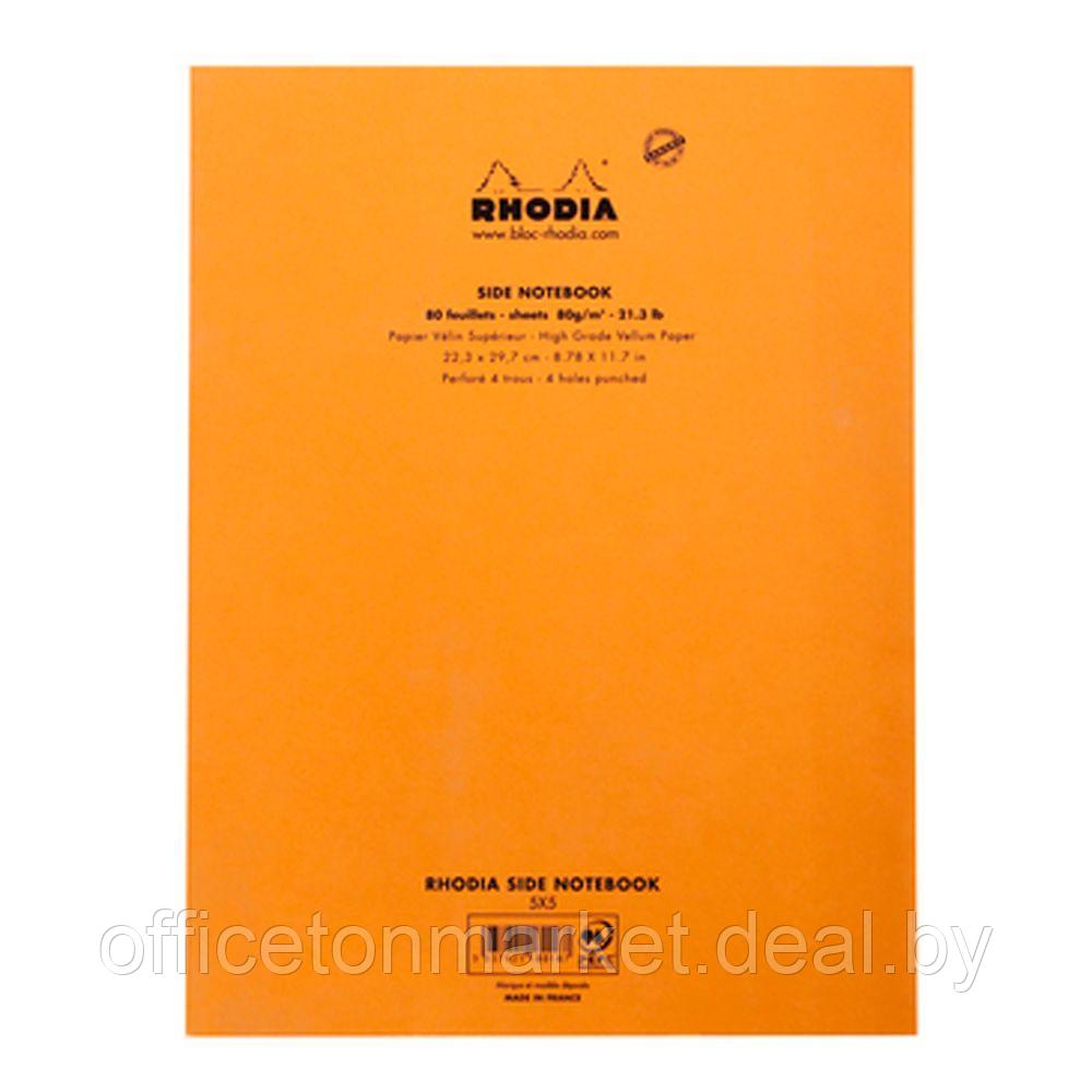 Сменный блок для тетради на кольцах "Rhodia", А4+, 80 листов, клетка, оранжевый - фото 3 - id-p225129055