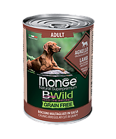 Monge Dog Bwild Adult Lamb (желе, ягненок), 400 гр