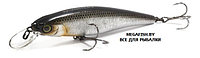 Воблер Jackall Squad Minnow 80 (9.7 гр; 8.2 см; 0.8-1.2 м) hl silver & black