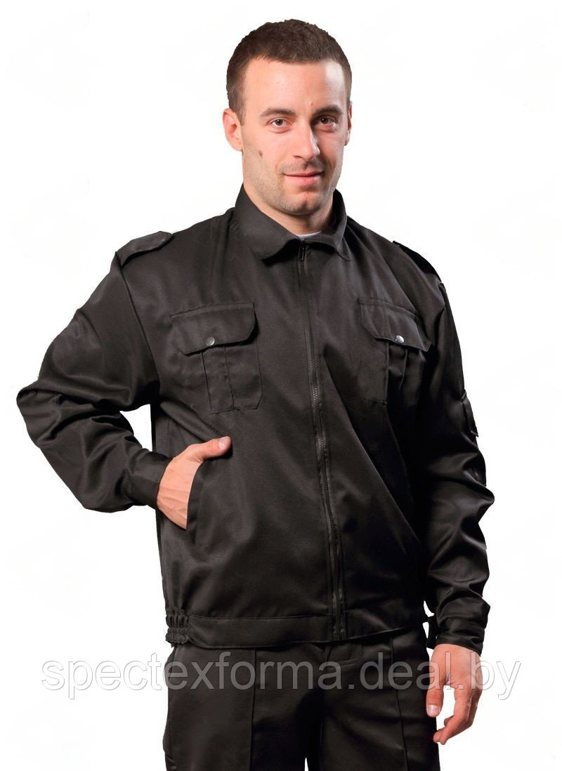 Костюм "Дозор" брюки черный (куртка + брюки) - фото 2 - id-p225132328