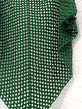 Подарок на пасху - шаль ручной работы зеленая теплая