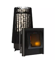 Дровяная банная печь Grill'D Cometa Vega 180 Long Window Max