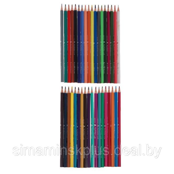 Карандаши цветные 36 цветов Funcolor пластиковые, МИКС - фото 3 - id-p225134152