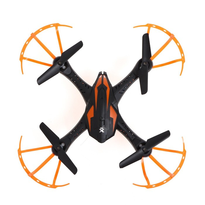 Квадрокоптер LH-X15WF, камера, передача изображения на смартфон, Wi-FI, цвет чёрно-оранжевый - фото 4 - id-p225134470