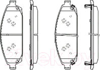 Тормозные колодки Bosch 0986494370