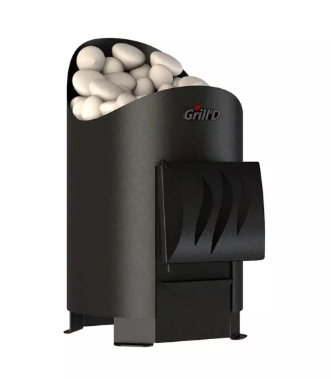 Дровяная банная печь Grill'D Aurora Mini Short