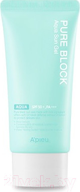 Гель солнцезащитный A'Pieu Pure Block Aqua Sun Gel SPF50+/PA+++ - фото 1 - id-p225137009