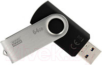 Usb flash накопитель Goodram UTS2 64GB Black (UTS2-0640K0R11)