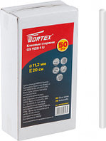 Клеевые стержни WORTEX GS 1120-1 U (PVC универсальный, 11,2*200мм, 50шт, коробка) (PVC универсальный)