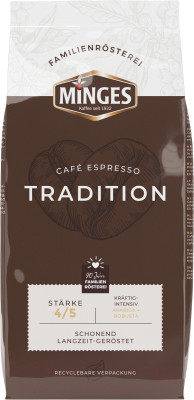 Кофе в зернах Minges Espresso Tradition 60% арабика, 40% робуста - фото 1 - id-p225139114