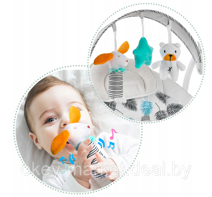 Детские электрокачели шезлонг для новорожденных RicoKids 7326 - фото 9 - id-p225140516