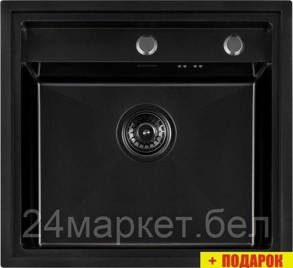 Кухонная мойка ARFEKA AF 520*490 + AF FSS304 + ZP DS BLACK PVD NANO - фото 2 - id-p225141459