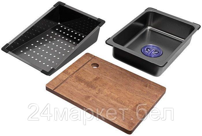 Кухонная мойка ARFEKA Sensor ECO AR 750*450 Black PVD Nano Decor - фото 2 - id-p225141480