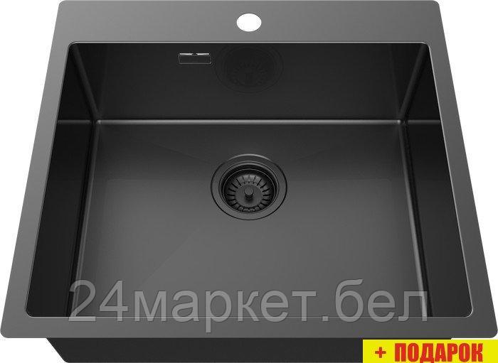 Кухонная мойка ZorG ZRN 5055 Premium PVD Gunblack - фото 2 - id-p225141500
